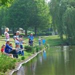 Viswedstrijd in Dronten voor de jeugd 