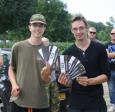 De winnaars Justin-Maikel